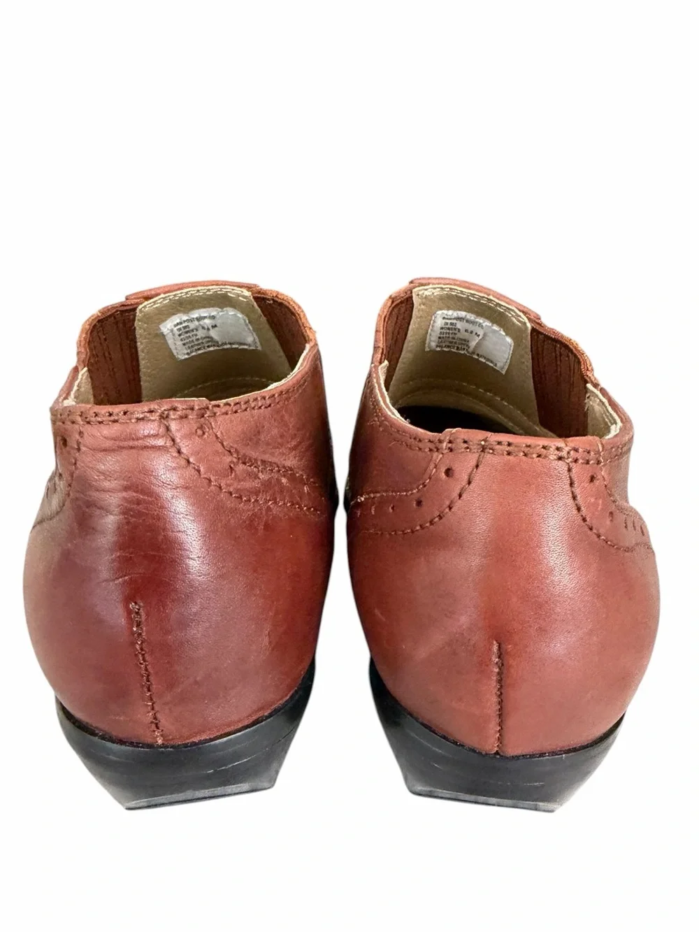 Dingo Ankle Boots Womens 6.5 Leather Low Western Brown